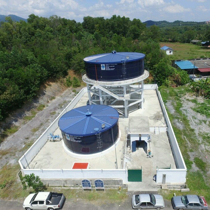 To construct suction tank, pump house and elevated water tank at Bandar Baru Simpang Empat, Melaka